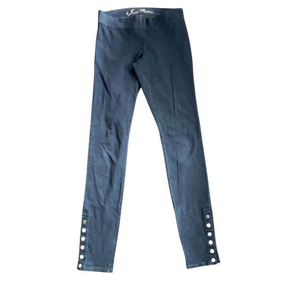 Juicy Couture Blue Pull-On Jeggings with Ankle Buttons - Size S - Picture 1 of 6